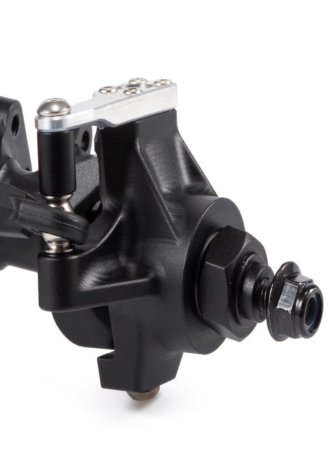 CobraCrawler Aluminum Knuckles Machined Clear Black for Straight Axle Axial SCX10 II AR44 Vanquish VS4-10 Rockjock F9 F10T D44 HD44 (Black) - Image 5