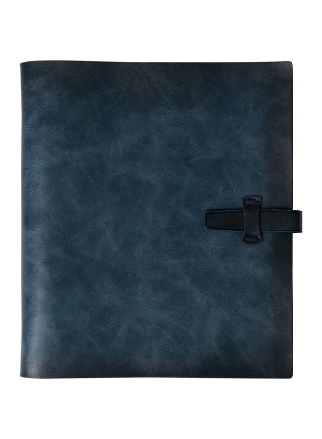 sucarlon Photo Album 4x6 200 Photos, Genuine Leather Photo Albums with Writing Space with 30 Writing Paper, Travel Family Wedding Kids Graduation Ultrasound Baby Picture Album Scrapbook Photo Album（Blue） - Image 1