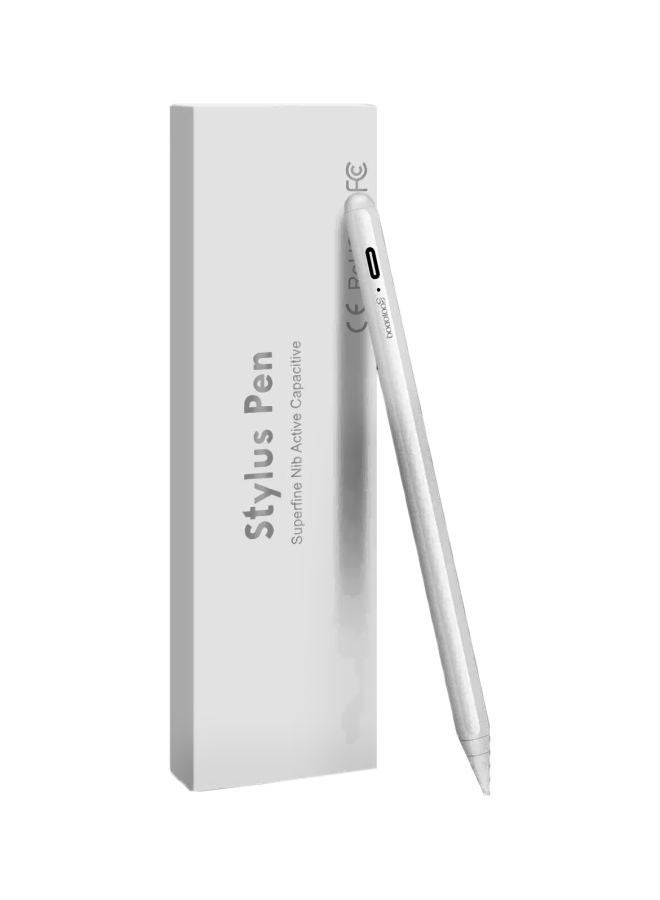 GOOJODOQ Superfine Nib Active Capacitive Stylus Pen Silver - Image 1