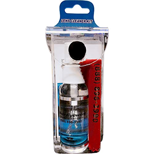 Birdz Eyeglass Sunglass Lens Cleaner Cleaning & Repair Kit Spray Cloth Tool & Key Chain - Image 2