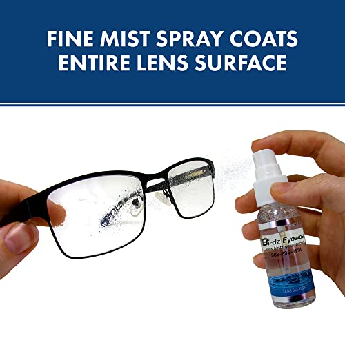 Birdz Eyeglass Sunglass Lens Cleaner Cleaning & Repair Kit Spray Cloth Tool & Key Chain - Image 4