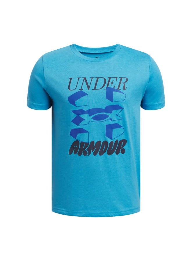 UNDER ARMOUR تي شيرت UA B SPLIT BIG LOGO SS - Image 2