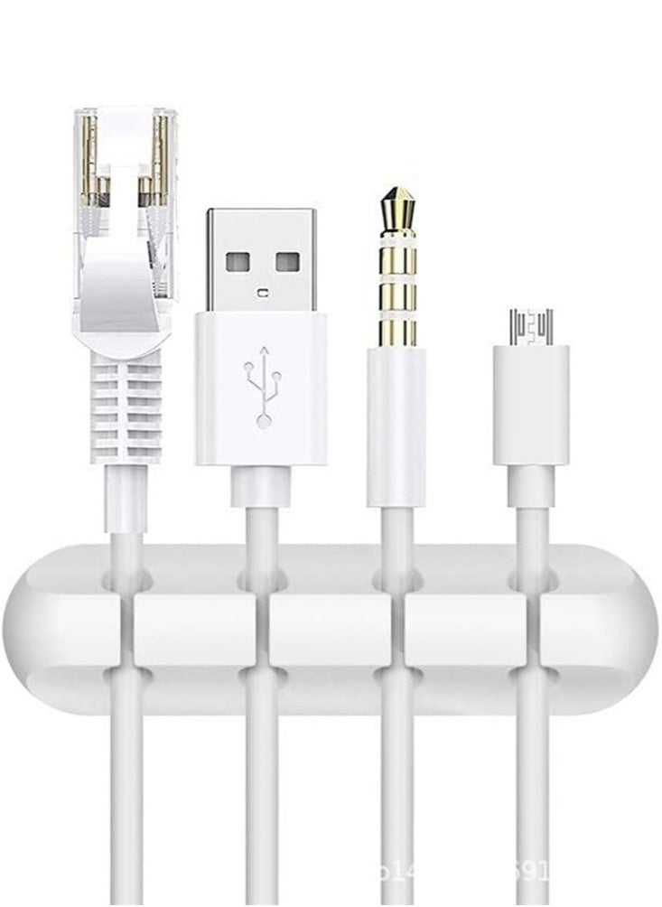Perfii 3 PCS Cable Management Clips with Multiple Slots for Home and Office Organization  - Image 1