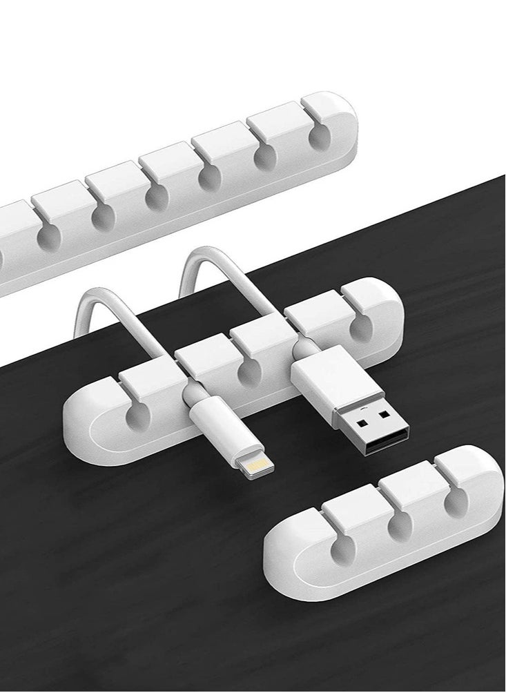 Perfii 3 PCS Cable Management Clips with Multiple Slots for Home and Office Organization  - Image 2