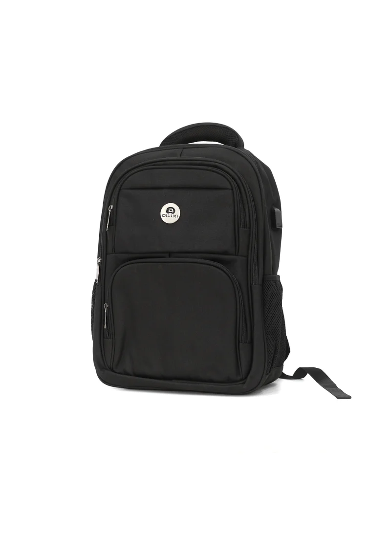 ديليكسي DILIXI Travel Laptop Backpack with USB Charging Port – Durable & Water-Resistant Business & College Daypack for Men and Women (Black)