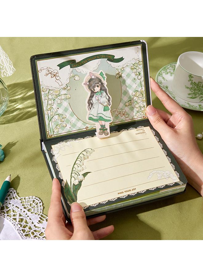 Bluejw Hand Account Suit Notebook Primary School Student Hand Account Gift Box Suit High-value Girl Hand Account Gift Box  - Image 3