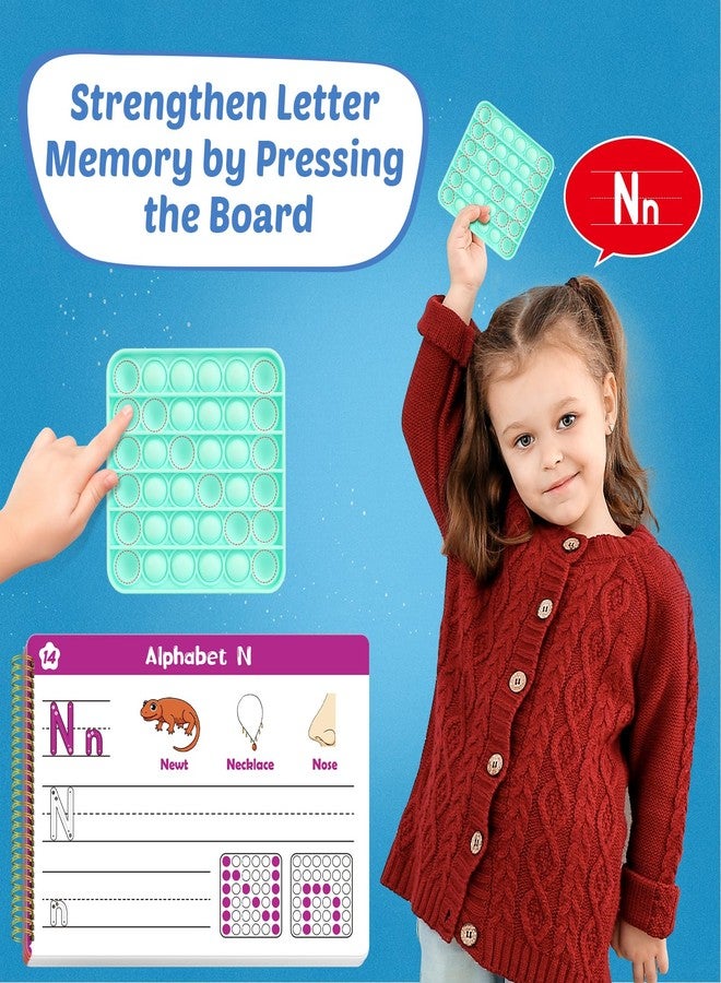Aizweb Handwriting Practice for Kids,Learn to Write,Pre k Toddler Preschool Kindergarten Learning Activities,Number Shape Letter Tracing Writing Workbook,ABC Alphabet Autism Montessori Toys - Image 5