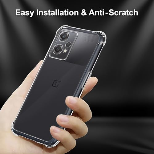 Plus Mobile Cover Soft & Flexible Shockproof Back Case with Cushioned Edges Transparent for OnePlus Nord CE 2 Lite 5G - Clear - Image 2