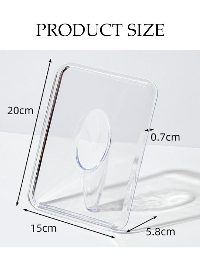 DUNISO Acrylic Frame Vase Art Deco flowers Crystal Transparent Acrylic Vase Hydroponic Modern Desktop Decorative Vases for Table, Bookshelf, Living Room Centerpiece, Bedroom  - Image 4