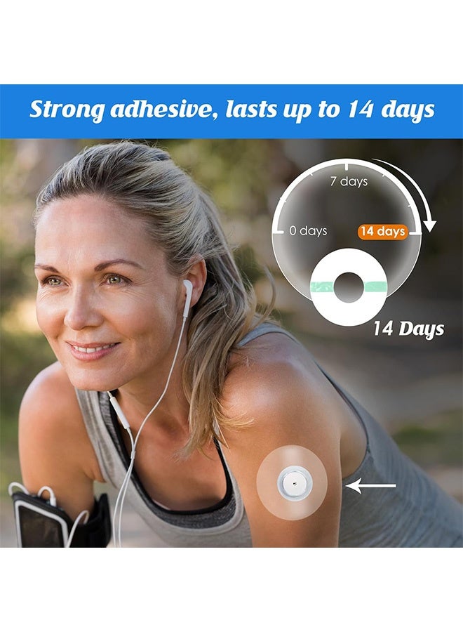 20 Pack Adhesive Patches for Freestyle Libre 2 Guardian Enlite Sensor Covers Clear Film Tape - Image 3