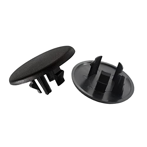 YIENAKFUN Armrest Cover Cap for 07-19 Chevy Tahoe Suburban Yukon Cadillac Escalade Seat Parts Replacement OEM GM 15279690 Rear Bucket Seats Arm Rest Handle Trim Bolt Vehicle Accessories (Black) - Image 1