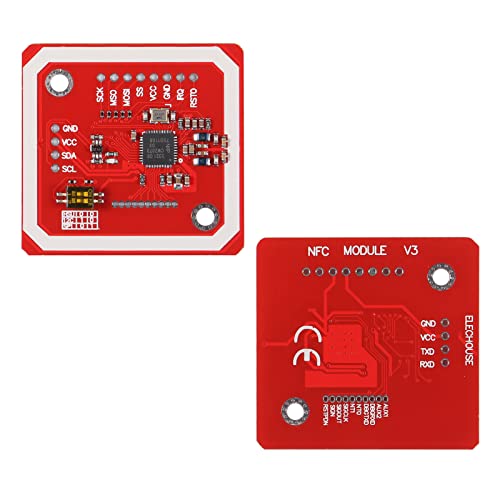 ALMOCN 3PCS PN532 NFC NXP RFID Module V3 Kit Near Field Communication Reader Module Kit I2C SPI HSU with S50 White Card Key Card for Arduino Raspberry Pi DIY Smart Phone Android Phone - Image 3