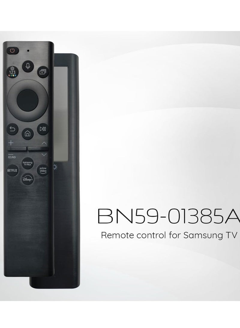 BURAQ - Original OEM BN59-01385A Solar Voice Remote Control (2021) for Samsung Smart TVs – Compatible with Neo QLED, The Frame, and Crystal UHD Series - Image 1