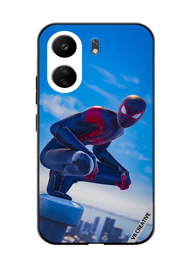 VR CREATIVE Protective Case Cover For Xiaomi Redmi 13C Spiderman Design Multicolour - Image 1