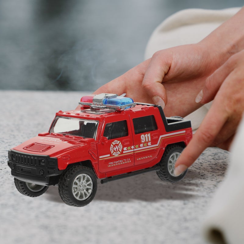 Kids Fire Truck Model Fire Truck Toy Simulated Inertia Fire Truck Toy Fire Truck Cognition Toy - Image 1