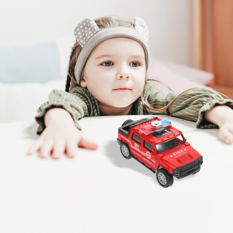 Kids Fire Truck Model Fire Truck Toy Simulated Inertia Fire Truck Toy Fire Truck Cognition Toy - Image 3