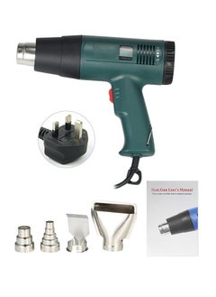 NIBEMINENT Electric Hot Air Heat Gun Tool Set Green 27.5 x 7.5 26cm  - Image 1