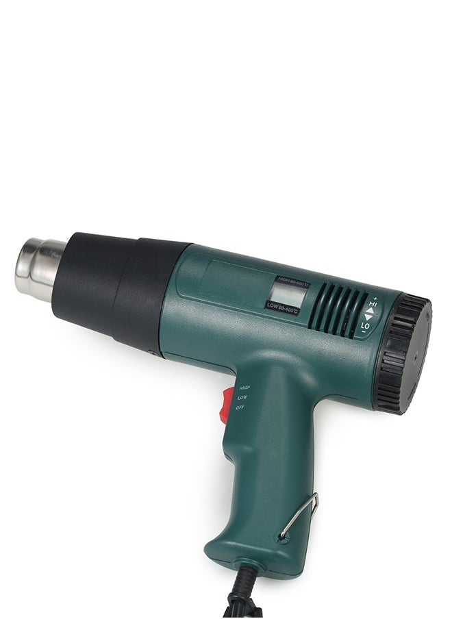 NIBEMINENT Electric Hot Air Heat Gun Tool Set Green 27.5 x 7.5 26cm  - Image 3
