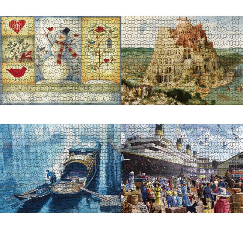 Wooden Adult 1000 Pieces Of Special-Shaped Puzzle Christmas Personality Educational Toys Source Manufacturers Strength - Image 4