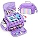 GRAOSO Carrying Case Compatible with Toniebox 21 Portable Bag for Audio Player Starter Set Storage Travel Case for Charging Statn Headphone Shoulder Strap and Handle Purple Patented Design Bag Only - Image 3
