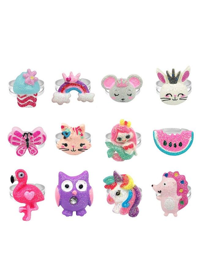 Elesa Miracle Little Girl Plush Purse Handbag Kids Necklace Pretend Play Toy Playset Jewelry Crossbody Purse For Children Toddler Baby Girls Flamingo  - Image 4