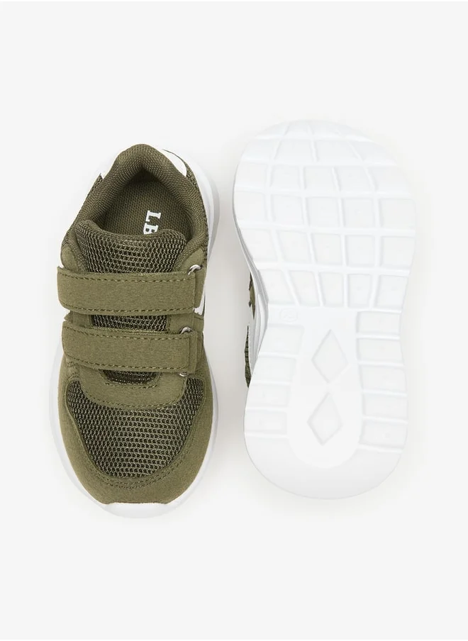 LBL by Shoexpress Boys Mesh Textured Sports Shoes With Hook And Loop Closure