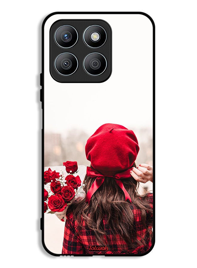 Tolwak Honor X8b Protective Case Cover Holding Flowers - Image 1