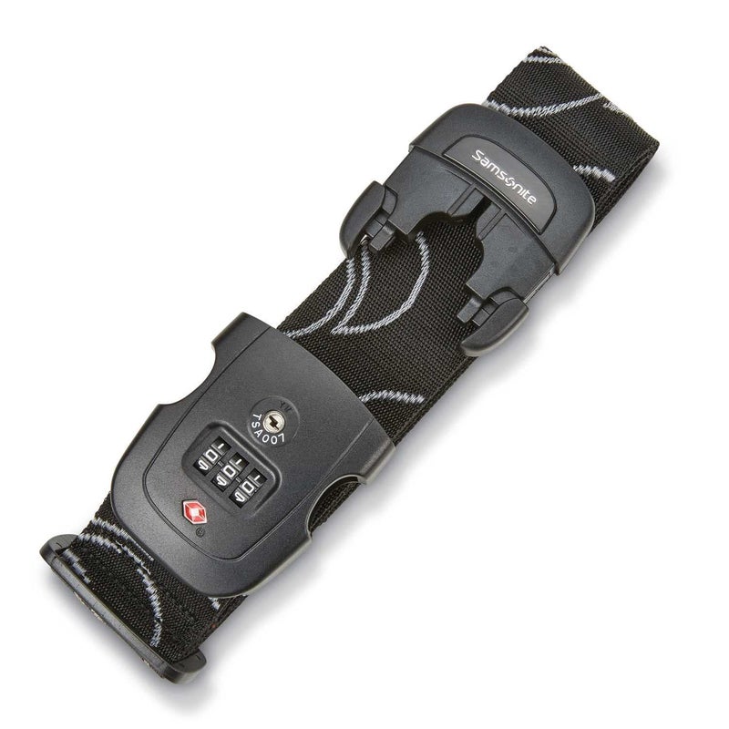 Samsonite Samsonite Luggage Strap, Black, Combination Lock  - Image 2