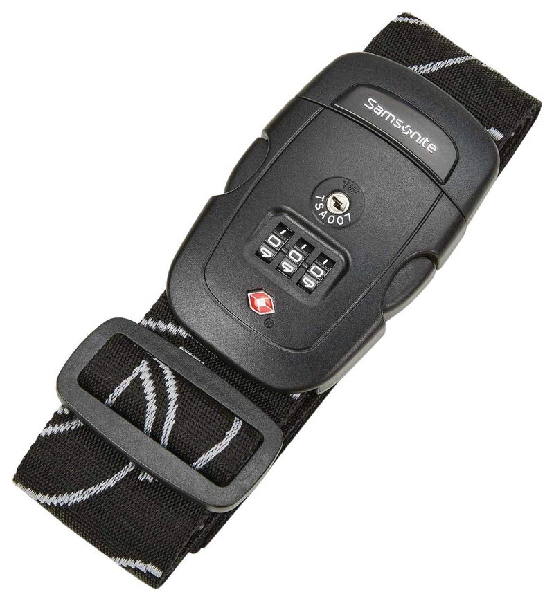 Samsonite Samsonite Luggage Strap, Black, Combination Lock  - Image 1