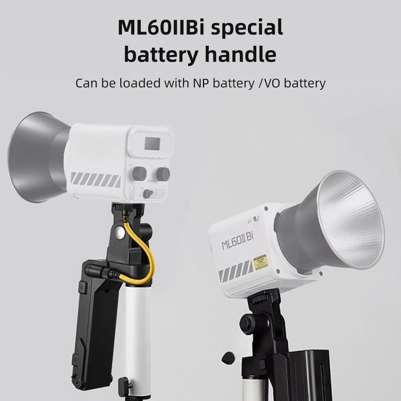 دبابة البطارية AK-B01 - مقبض محمول لبطارية NP-F970 - ملحقات إضاءة فيديو ML60II Bi - Image 3