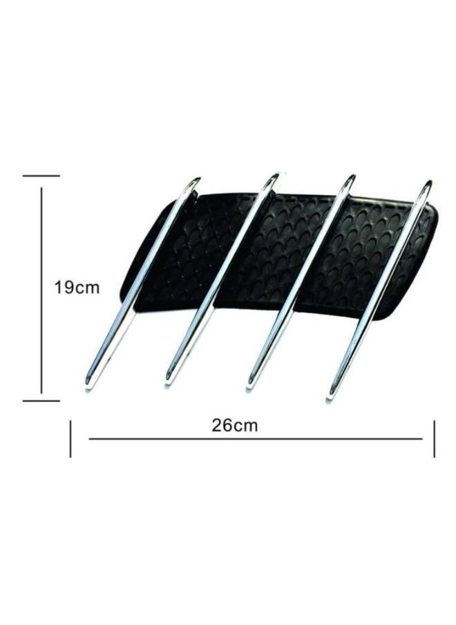 EasyLife - Shark Gill Door Hood Fender Vent Side Flow Intake Air Net Grille Trim Cover Decal Auto Stickers for All Cars - Image 1