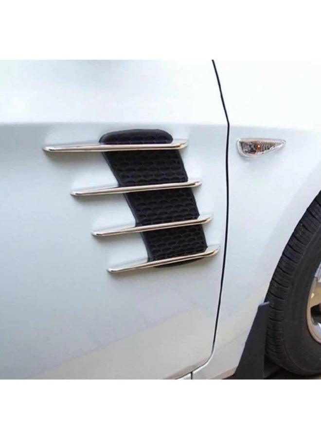 EasyLife - Shark Gill Door Hood Fender Vent Side Flow Intake Air Net Grille Trim Cover Decal Auto Stickers for All Cars - Image 1