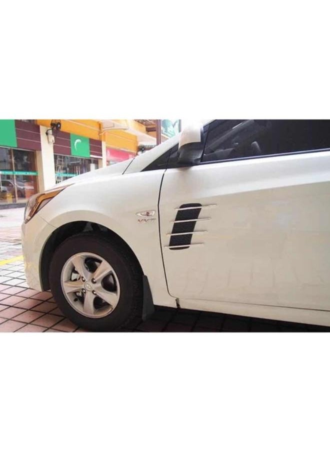 EasyLife - Shark Gill Door Hood Fender Vent Side Flow Intake Air Net Grille Trim Cover Decal Auto Stickers for All Cars - Image 1