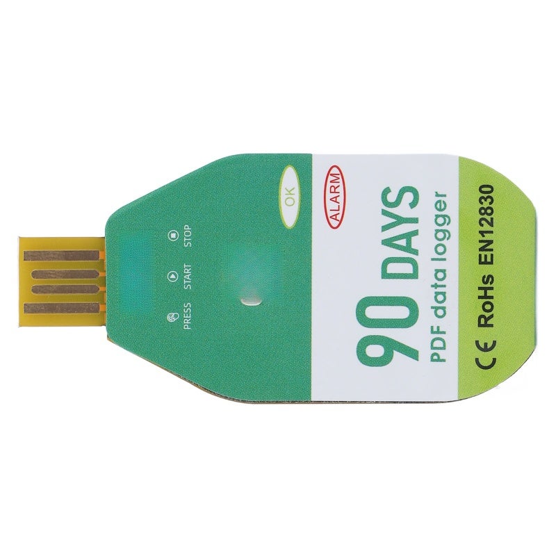 USB Temperature Data Logger: IP67 Water Resistant - Precise Monitoring PDF Data Recorder with 18,000 Entries for Cold Chain Logistics, Refrigerated Containers and Laboratories - Image 4