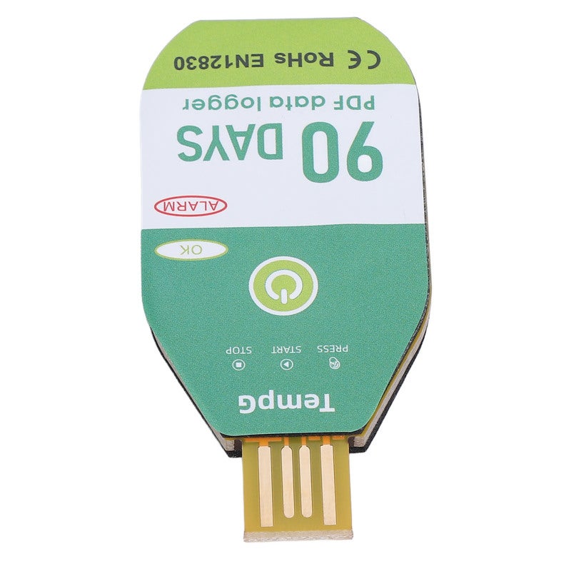 USB Temperature Data Logger: IP67 Water Resistant - Precise Monitoring PDF Data Recorder with 18,000 Entries for Cold Chain Logistics, Refrigerated Containers and Laboratories - Image 3