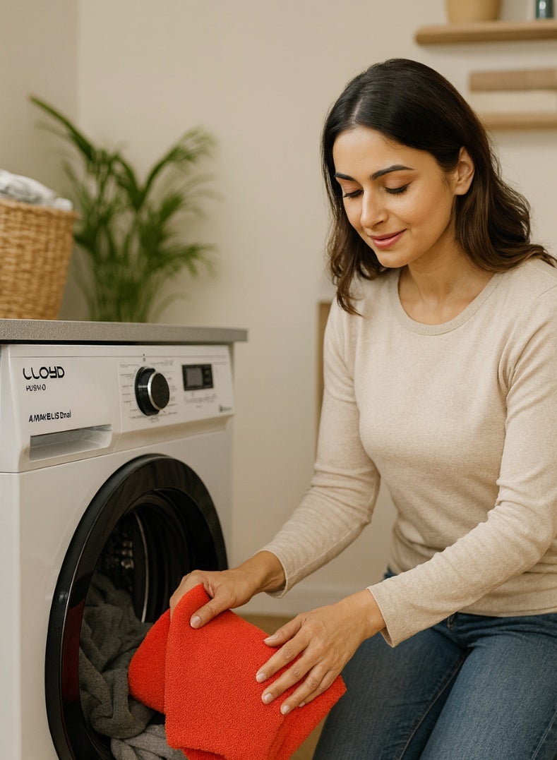 Lloyd 7 Kg Front Load Washing Machine, Model GLWF703POGWT04 – Energy-Efficient Inverter Motor, 1200 RPM Spin Speed, Multiple Wash Programs, LED Display, Child Lock, Quick Wash, White Finish – Ideal for Medium-Sized Households - Image 5