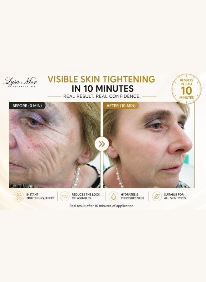 Lysa Mor Professional Lifting Gel | Dry Skin | Halal | Instant Wrinkle Eraser & Facelift Effect in 10 minutes| patent formula| 30ML - Image 5