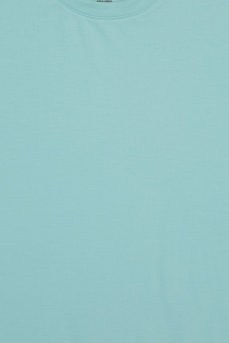 Gaiam Men Slim Fit Short Sleeve Training T-Shirt, Pastel Turquoise - Image 5