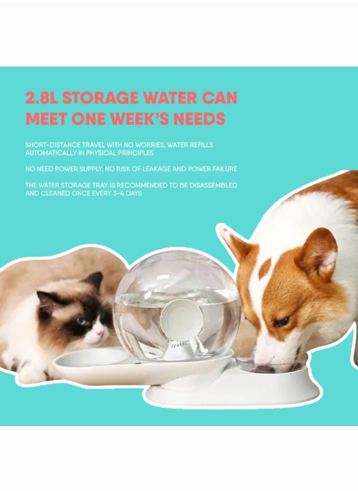 Generic - Pet Pals Snail Shaped Water Feeder for Cats (Green) - Hydration Station with 2.8L Capacity - Automatic Refill, Leak-Proof Design - Cute and Functional Cat Water Bowl - Image 1
