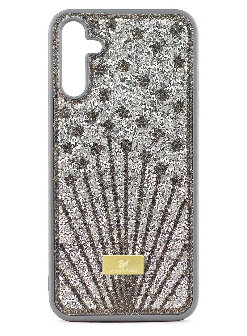 Case For Samsung Galaxy A25 Case Glitter Sparkle Diamond Crystal Bling Case with Bling Ultra Thin Lightweight Full Body Shockproof Anti-Scratch Protective Cover (Grey)