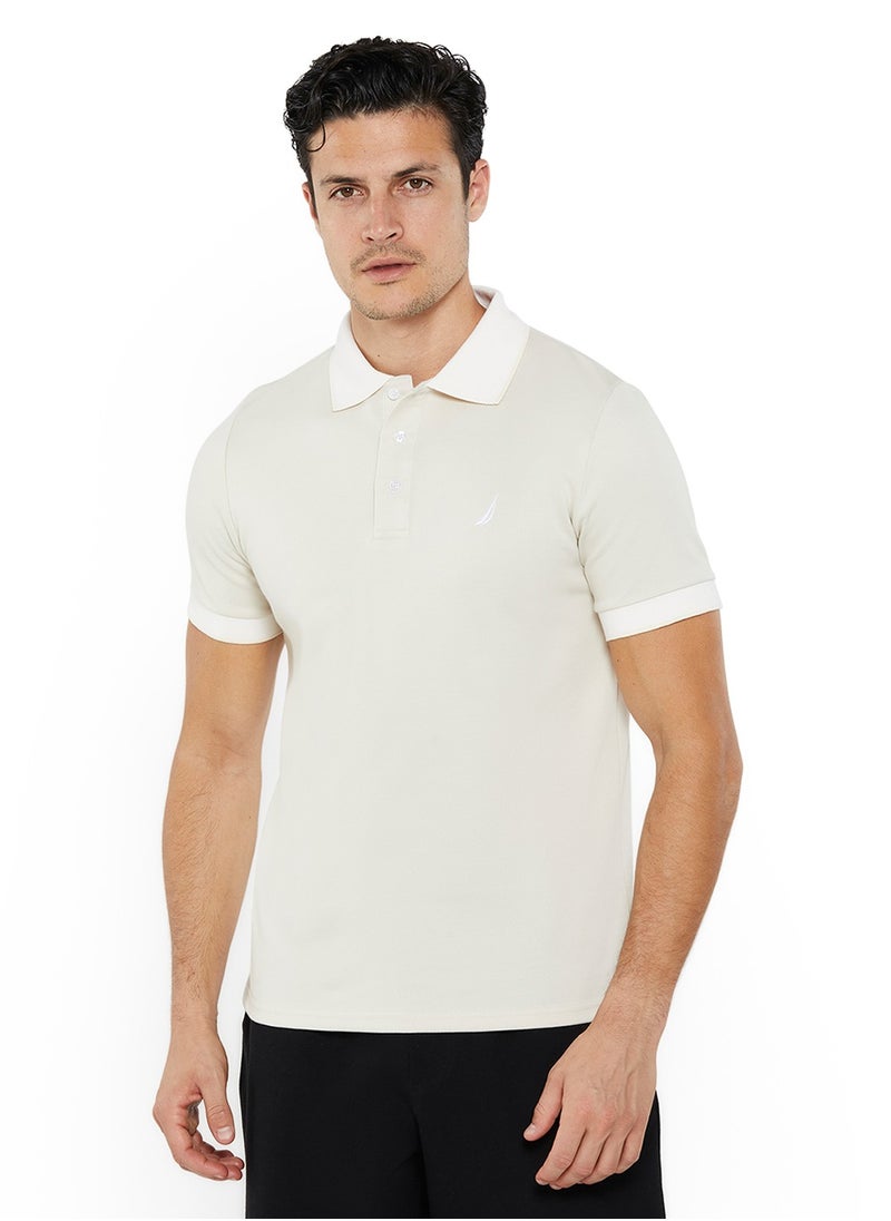 NAUTICA Essential Regular Fit Cotton Blend Logo Polo Shirt  - Image 1