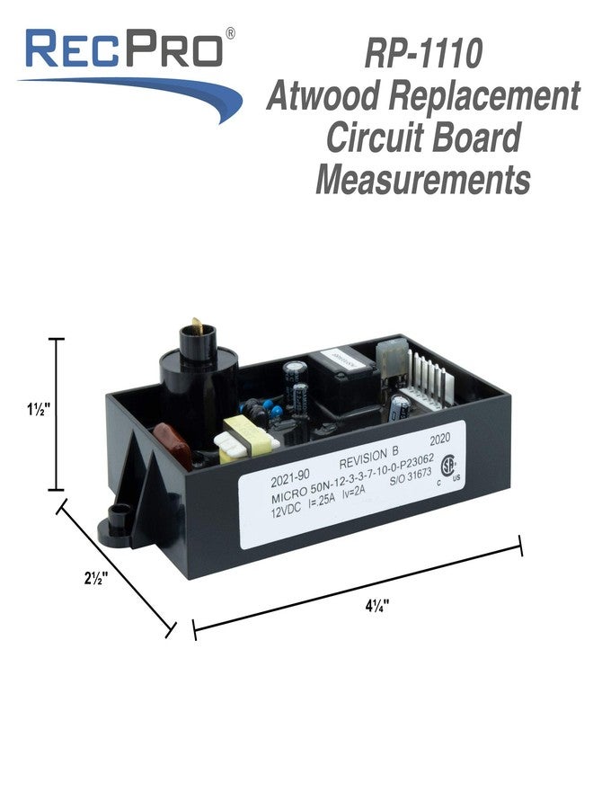 RecPro RV Water Heater Circuit Board Replacement 91367 | 12V DC Control Board for Atwood Water Heaters | Replacement Part with Optional Adapter (Circuit Board Only) - Image 5