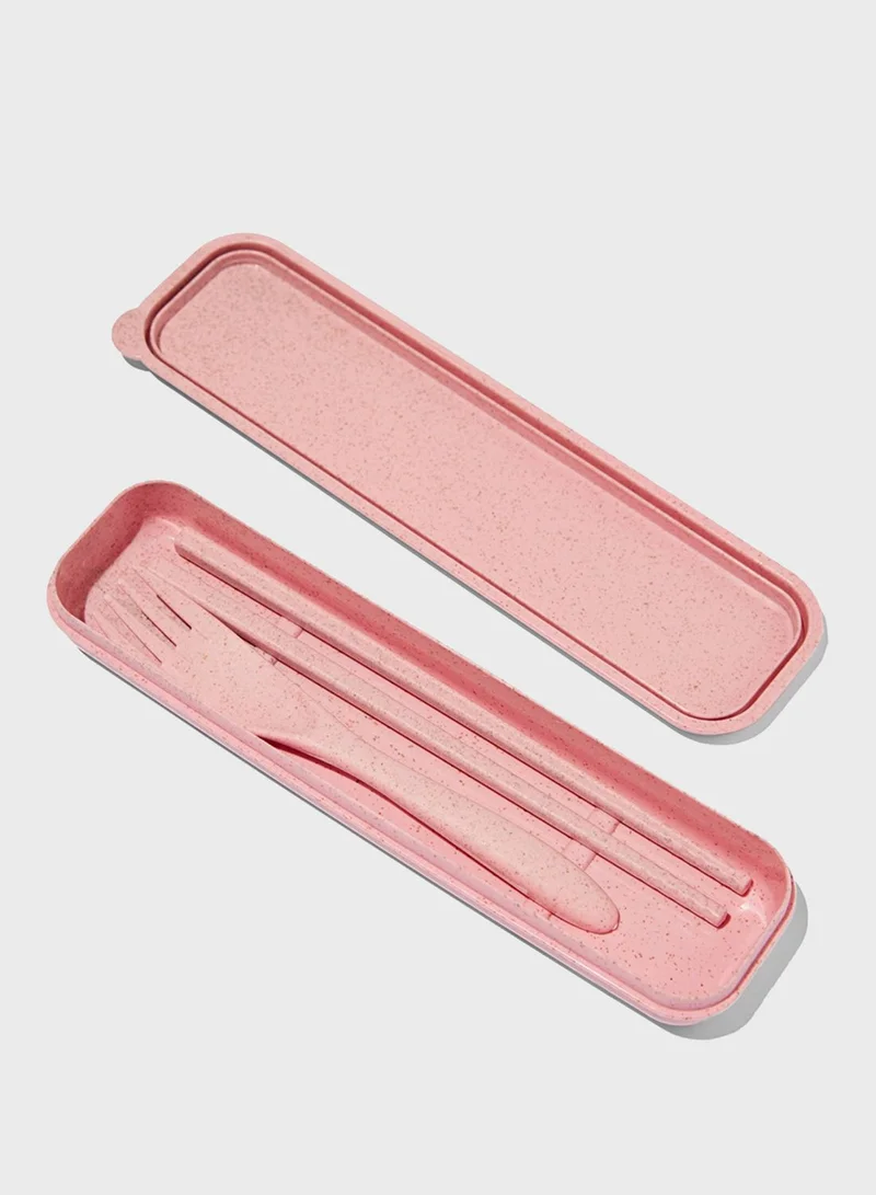 Cotton On Kids Wheatstraw Cutlery Set