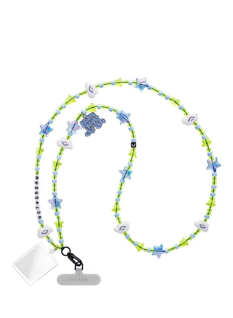 Casetify Mobile Phone Chain Silicone Bead Portable Phone Case Hanging Rope NTC Men's Group Collaboration Long Chain (without clip)
