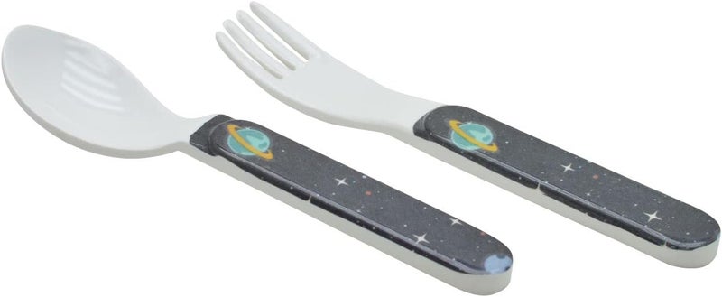 DINEWELL ملعقة أطفال ديناويل رائد فضاء، DWC2148AST، 6'' - Image 2