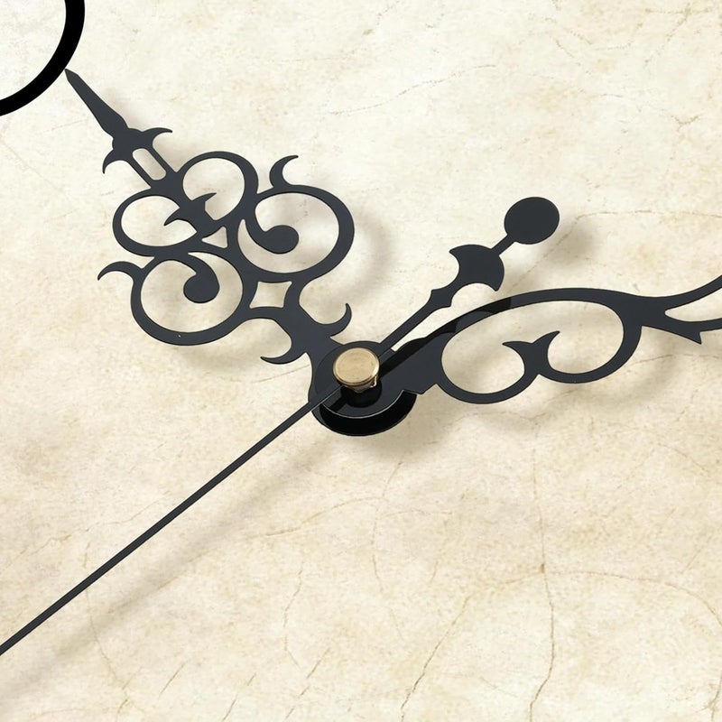 KECYET ساعة حائط، ساعات حائط عتيقة تعمل بالبطارية، ساعة كوارتز صامتة بدون دقات 16 بوصة بتصميم ريترو ريفي زخرفية للمطبخ، الحمام، المكتب المنزلي (برونزي) - Image 4
