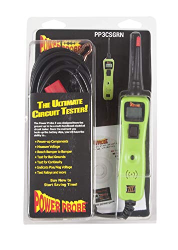 Power Probe III Clamshell - [Car Automotive Diagnostic Test Tool, Digital Volt Meter, AC/DC Current Resistance, Circuit Tester] (Green) - Image 3