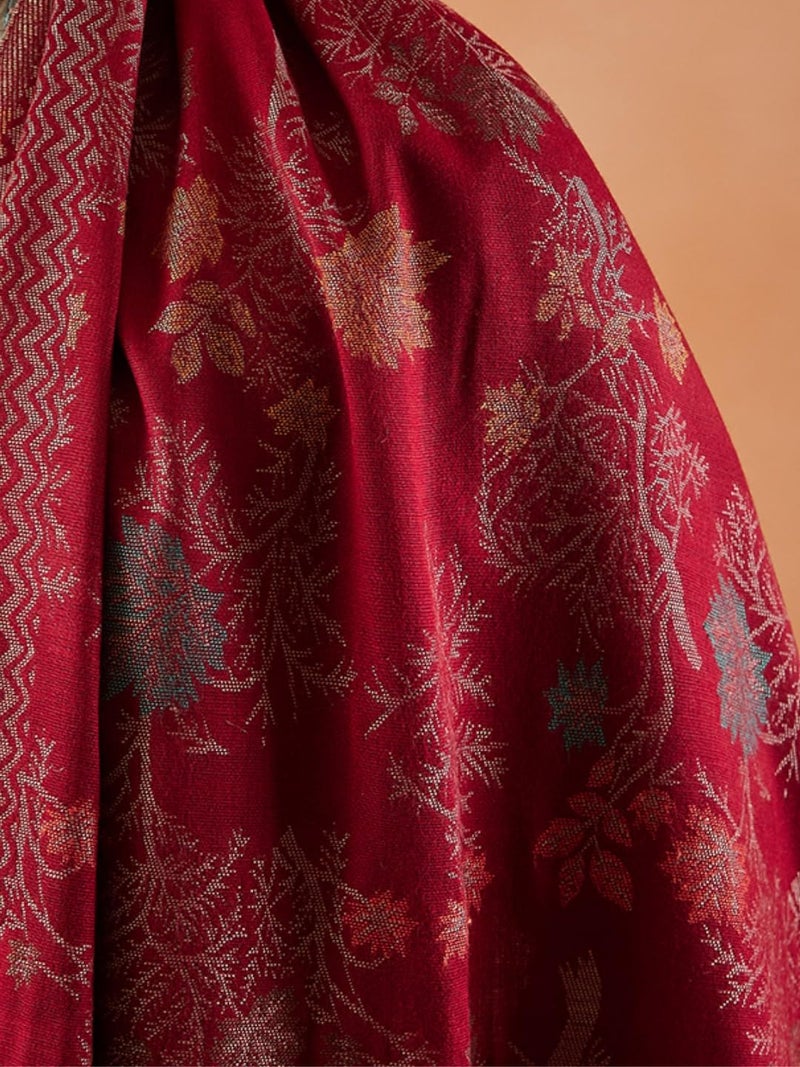 Pashmoda Men Shalimar Kaani Stole (Size 71x203 cm) - Image 5