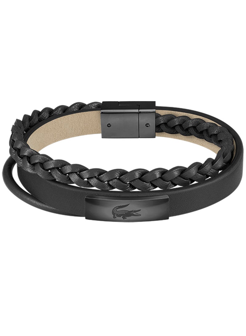 LACOSTE سوار جلد للرجال من لاكوست جواهر فيوجن - 2040318 - Image 1