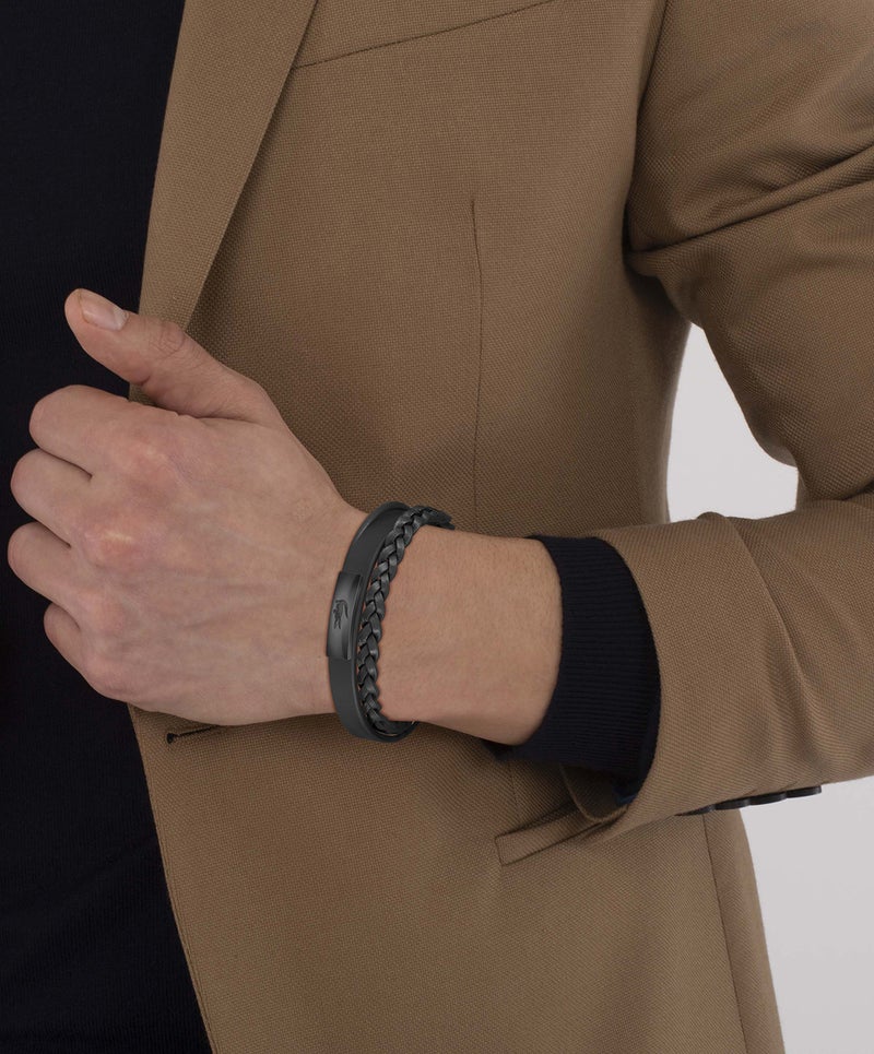 LACOSTE سوار جلد للرجال من لاكوست جواهر فيوجن - 2040318 - Image 4